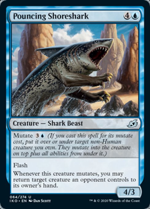 JAPANESE Pouncing Shoreshark [Ikoria: Lair of Behemoths]