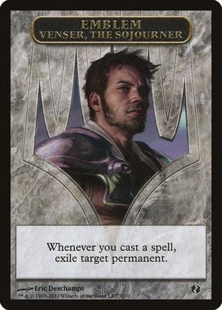 Emblem - Venser, the Sojourner [Duel Decks: Venser vs. Koth Tokens]