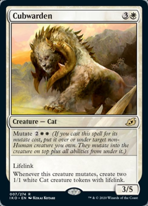 JAPANESE Cubwarden [Ikoria: Lair of Behemoths]