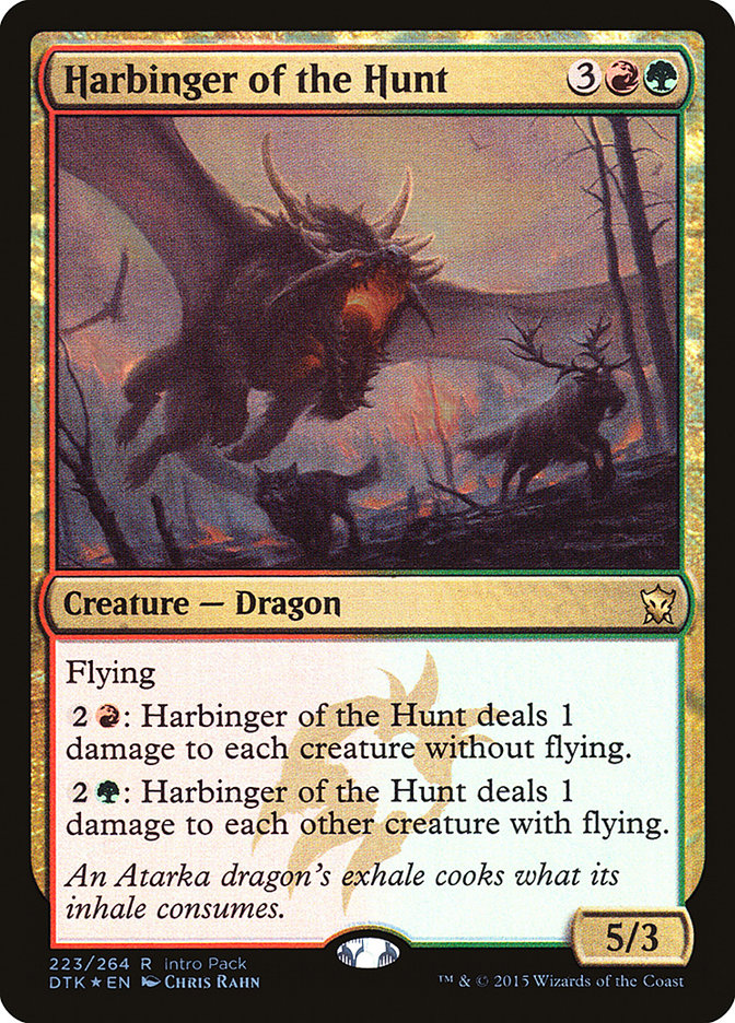 Harbinger of the Hunt (Intro Pack) [Dragons of Tarkir Promos] | Oasis Games Chile