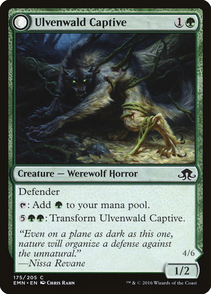 Ulvenwald Captive // Ulvenwald Abomination [Eldritch Moon] | Oasis Games Chile
