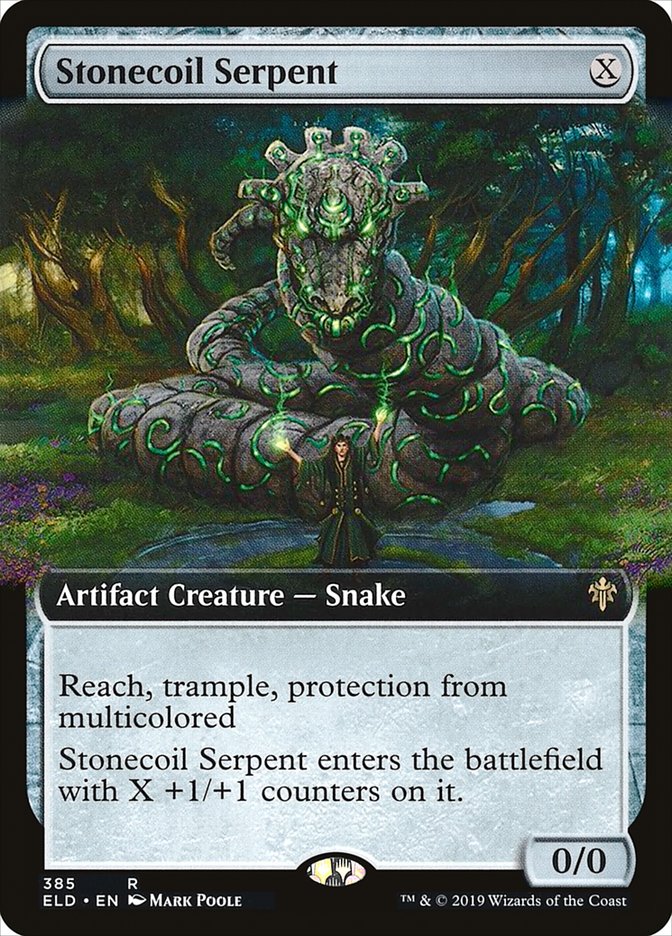 Stonecoil Serpent (Extended) [Throne of Eldraine]