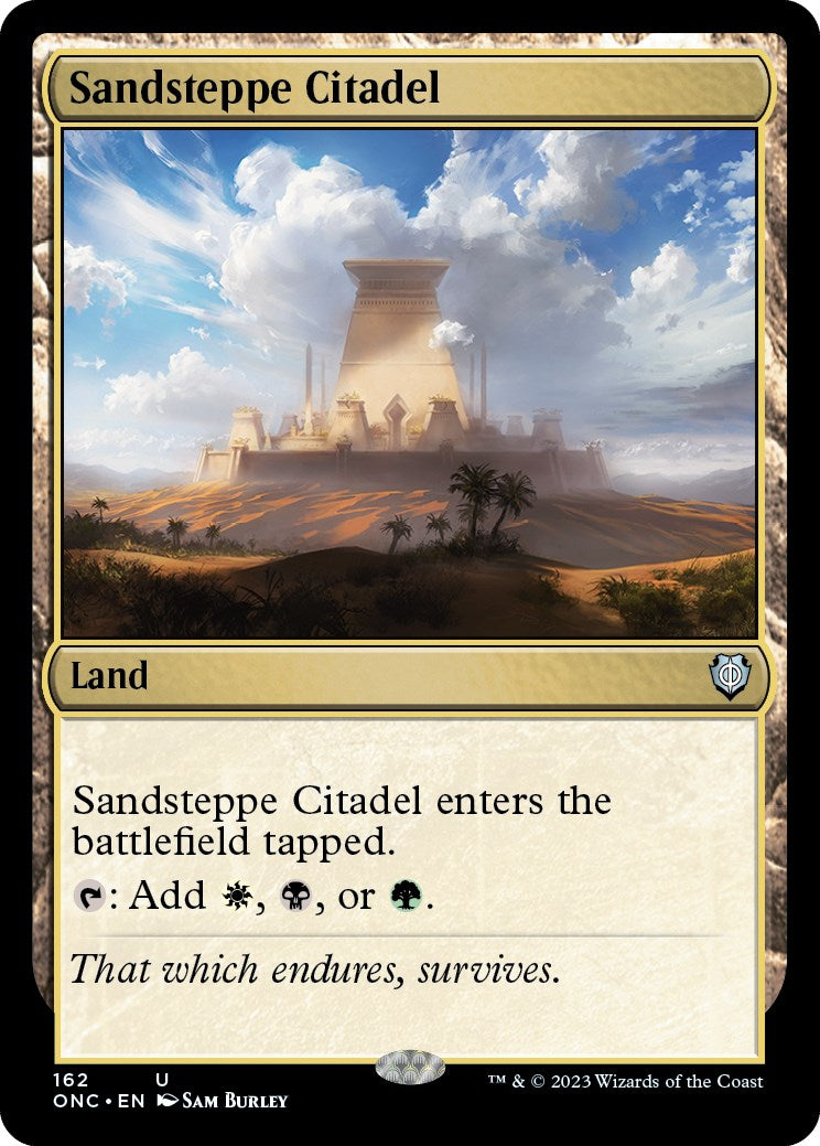 Sandsteppe Citadel [Phyrexia: All Will Be One Commander]