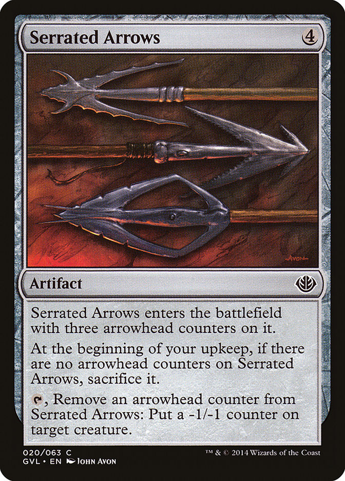 Serrated Arrows (Garruk vs. Liliana) [Duel Decks Anthology] | Oasis Games Chile