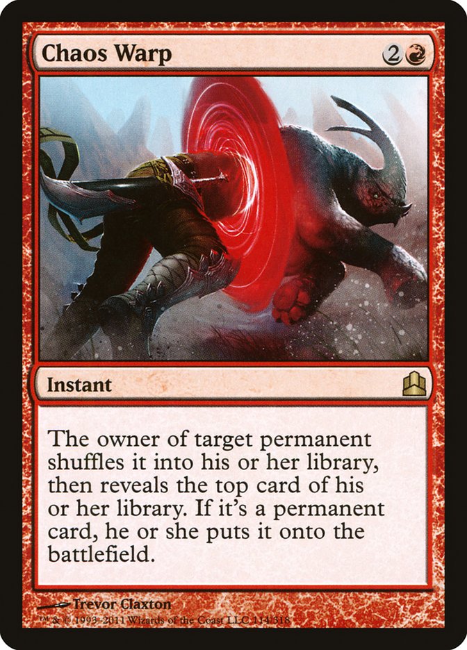 Chaos Warp [Commander 2011] | Oasis Games Chile