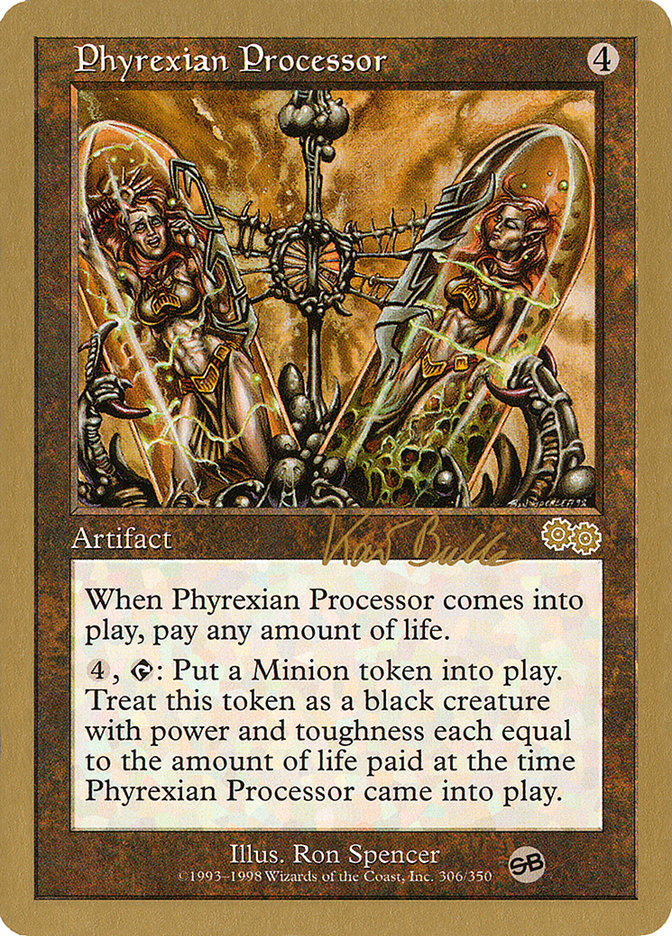 Phyrexian Processor (Kai Budde) (SB) [World Championship Decks 1999]