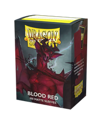 Dragon Shield Matte Sleeve - Blood Red 100ct