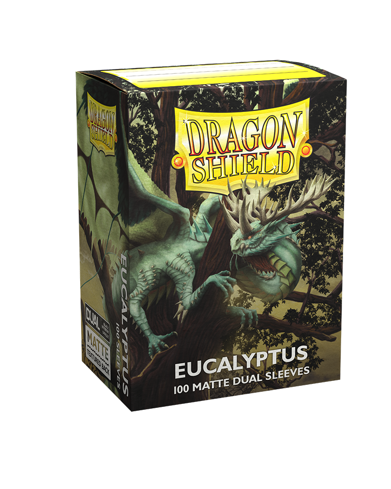 Dragon Shield Dual Matte Sleeve - Eucalyptus 100ct