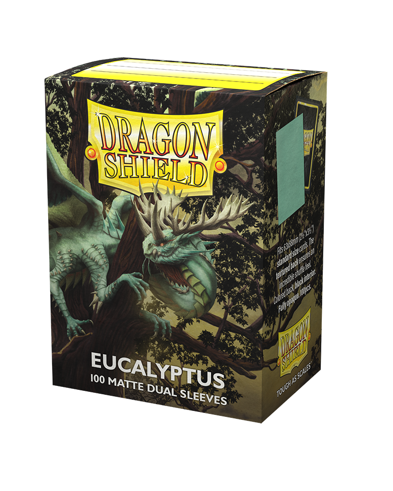 Dragon Shield Dual Matte Sleeve - Eucalyptus 100ct