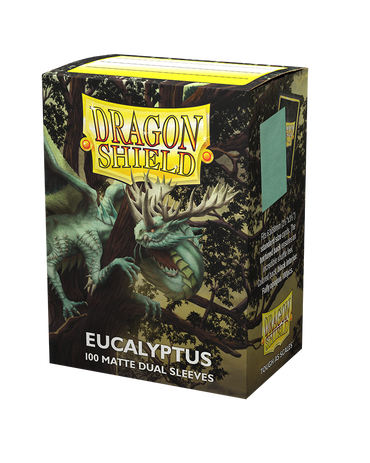 Dragon Shield Dual Matte Sleeve - Eucalyptus 100ct