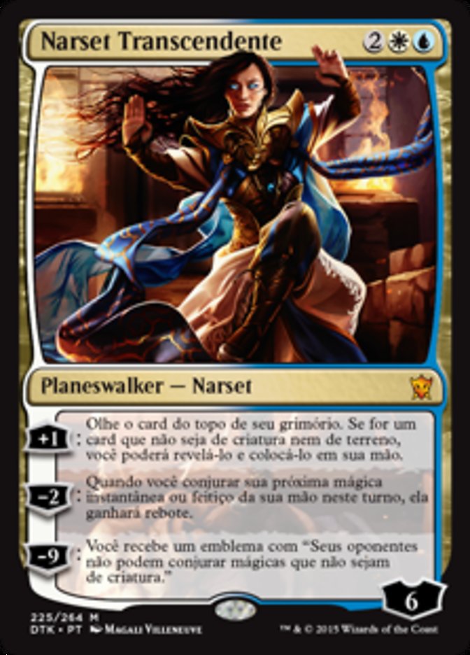 PORTUGUESE Narset Transcendent [Dragons of Tarkir]
