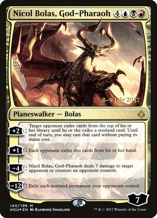 Nicol Bolas, God-Pharaoh [Hour of Devastation Promos]