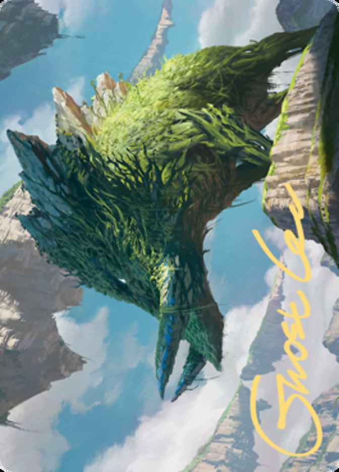 Yasharn, Implacable Earth Art Card [Zendikar Rising Art Series]