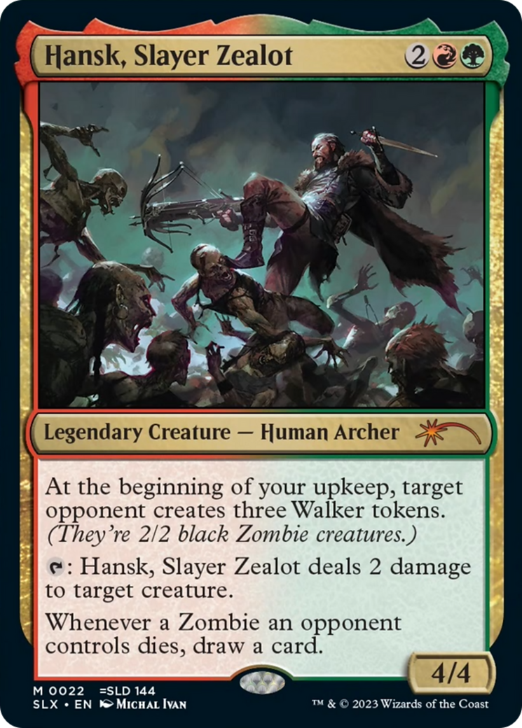 Hansk, Slayer Zealot [Secret Lair: Universes Within]