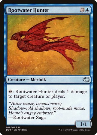 Rootwater Hunter [Duel Decks: Merfolk vs. Goblins]