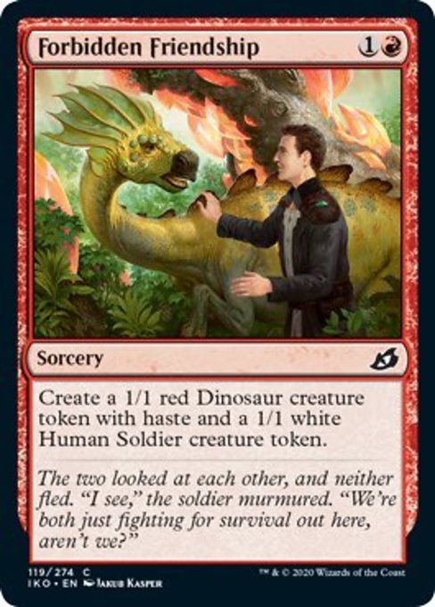 JAPANESE Forbidden Friendship [Ikoria: Lair of Behemoths]