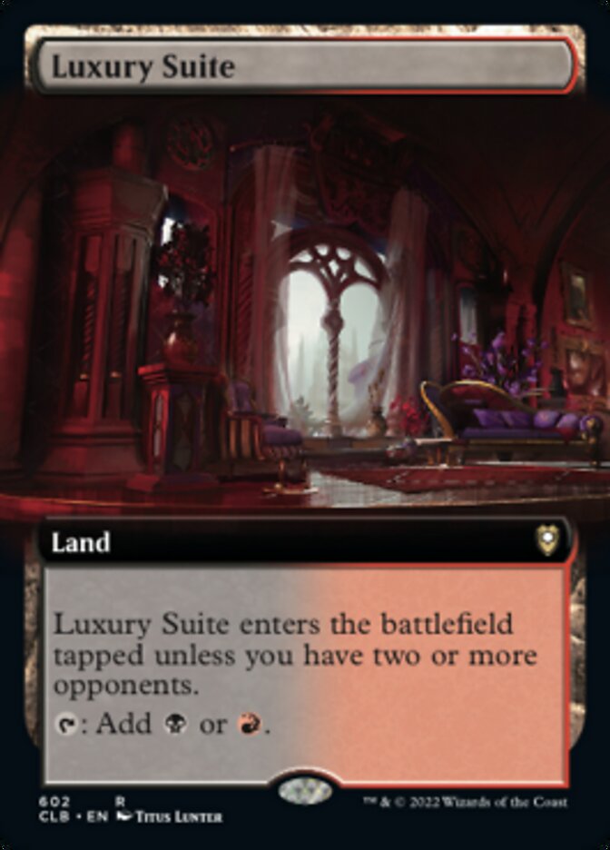 Luxury Suite (Extended Art) [Commander Legends: Battle for Baldur's Gate]
