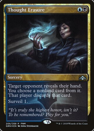 Thought Erasure (FNM Promo) [Guilds of Ravnica Promos]