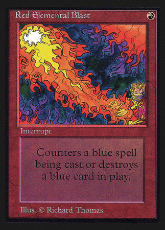 Red Elemental Blast (IE) [Intl. Collectorsâ€™ Edition]