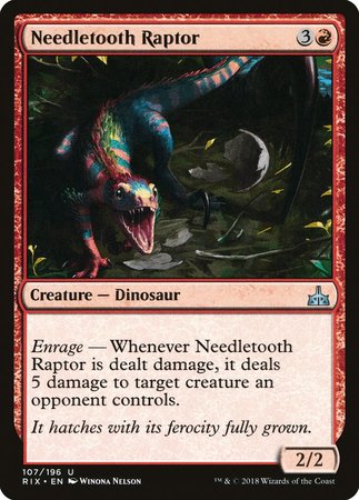 Needletooth Raptor [Rivals of Ixalan]