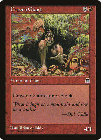 Craven Giant [Stronghold]
