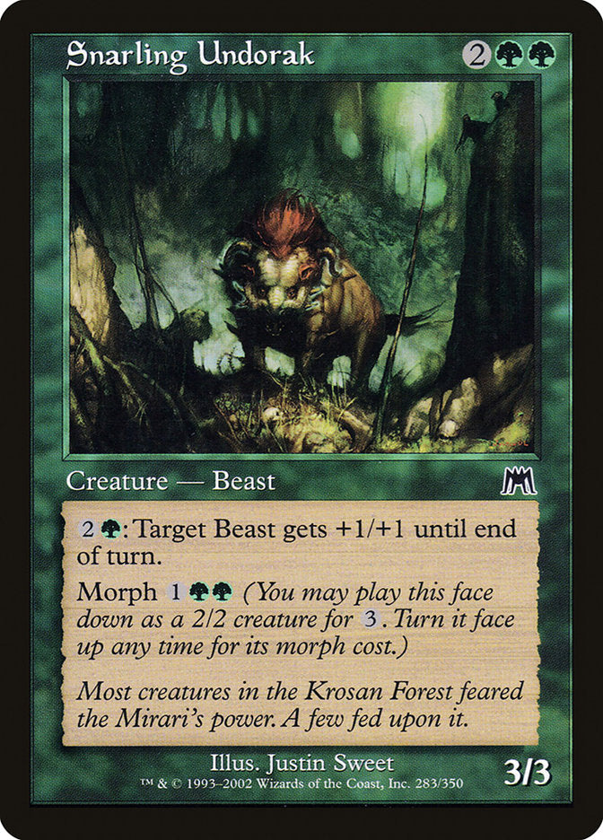 Snarling Undorak [Onslaught] | Oasis Games Chile