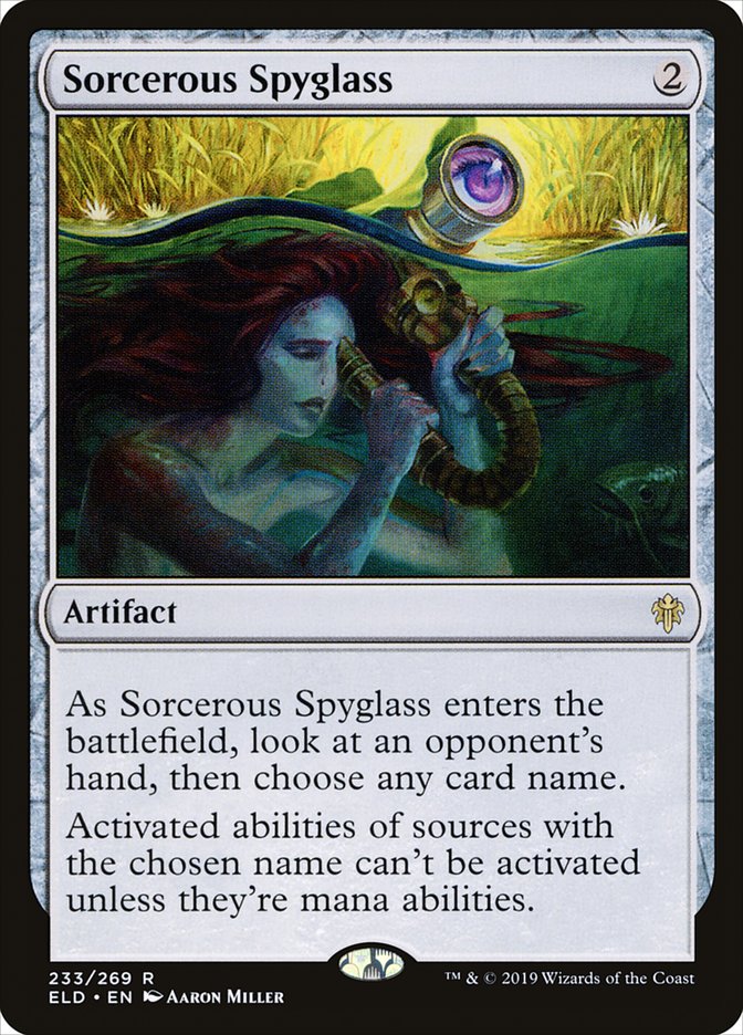Sorcerous Spyglass [Throne of Eldraine]