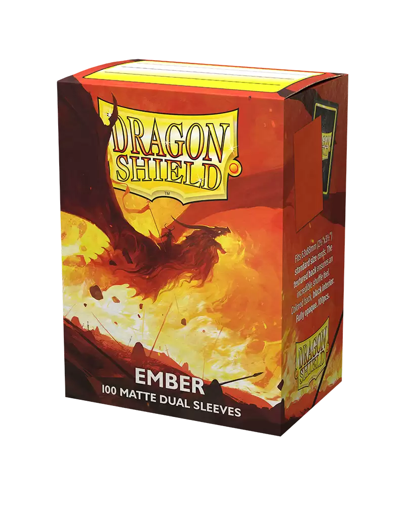 Dragon Shield Dual Matte Sleeve - Ember 100ct