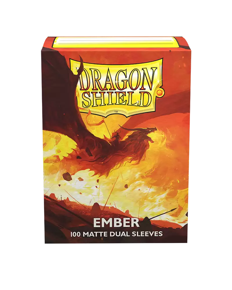 Dragon Shield Dual Matte Sleeve - Ember 100ct