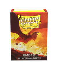 Dragon Shield Dual Matte Sleeve - Ember 100ct