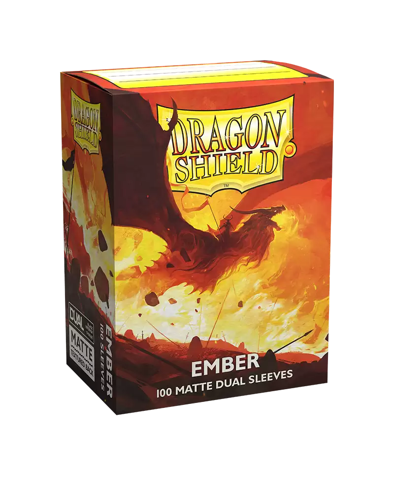 Dragon Shield Dual Matte Sleeve - Ember 100ct