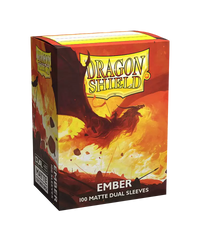 Dragon Shield Dual Matte Sleeve - Ember 100ct