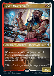 Reyav, Master Smith (Foil Etched) [Commander Legends]