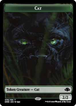 Cat Token (008) [Dominaria Remastered Tokens]