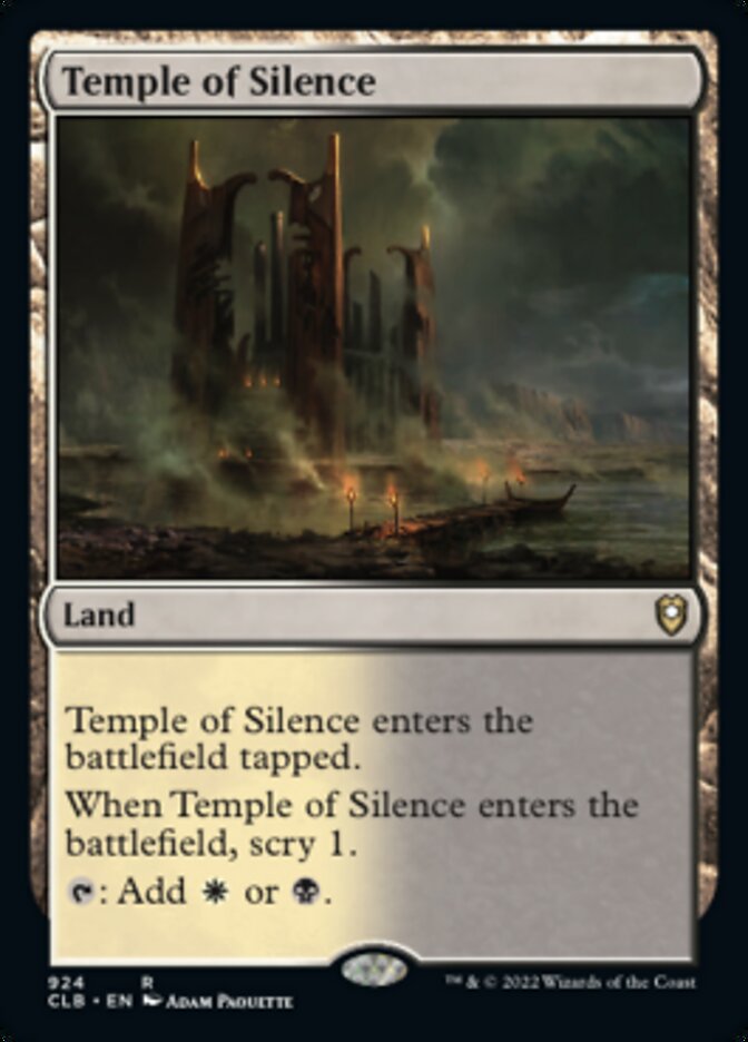 Temple of Silence [Commander Legends: Battle for Baldur's Gate]