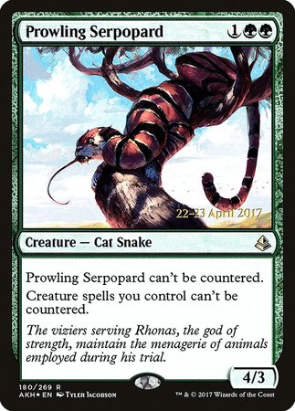 Prowling Serpopard [Amonkhet Promos]