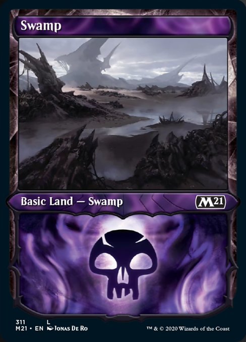 Swamp (Showcase) [Core Set 2021]