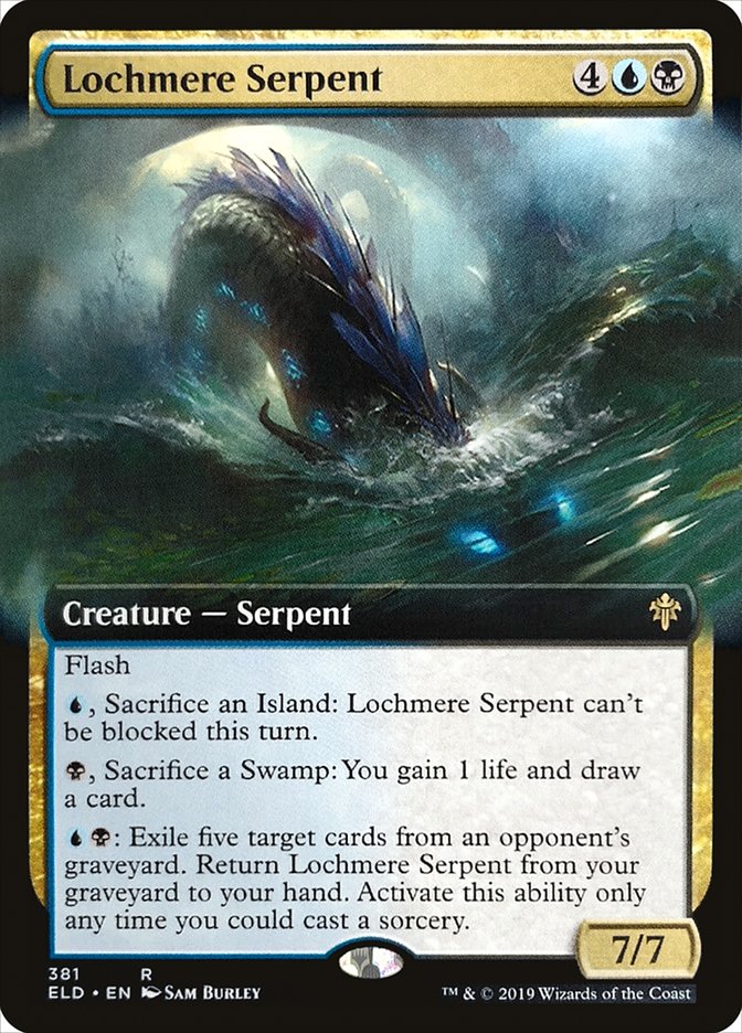 Lochmere Serpent (Extended) [Throne of Eldraine]