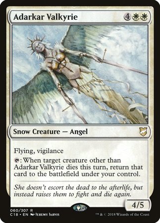 Adarkar Valkyrie [Commander 2018]