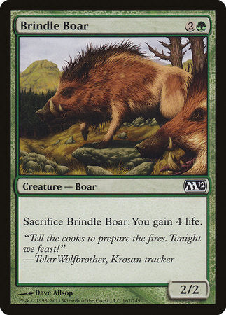 Brindle Boar [Magic 2012]
