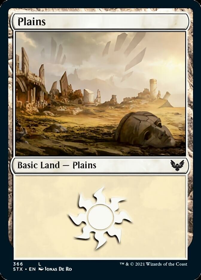 Plains (#366) [Strixhaven: School of Mages]