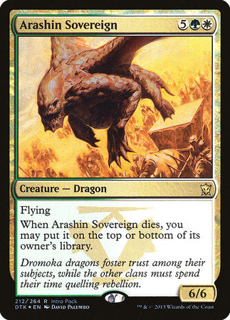 Arashin Sovereign (Intro Pack) [Dragons of Tarkir Promos]