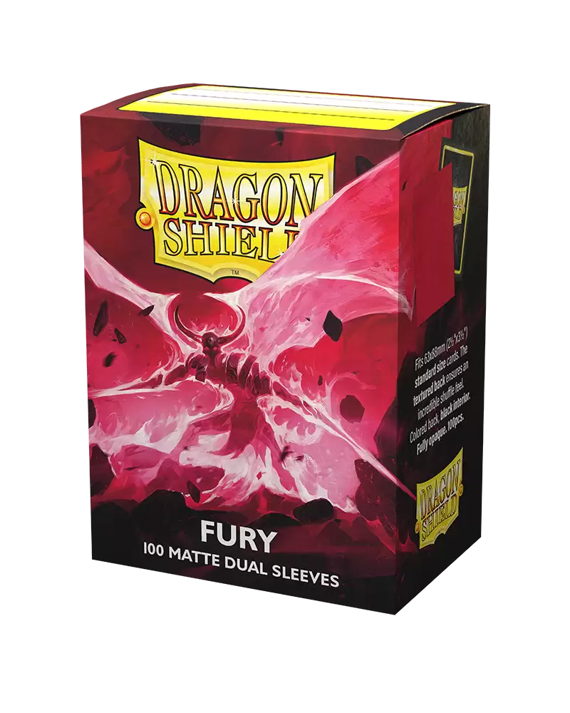 Dragon Shield Dual Matte Sleeve - Fury 100ct