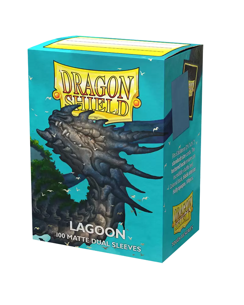 Dragon Shield Dual Matte Sleeve - Lagoon 100ct