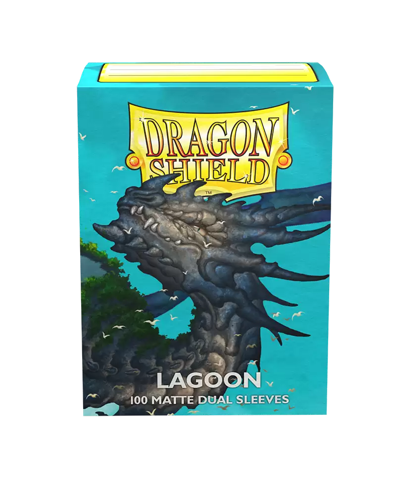 Dragon Shield Dual Matte Sleeve - Lagoon 100ct