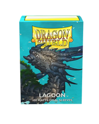 Dragon Shield Dual Matte Sleeve - Lagoon 100ct