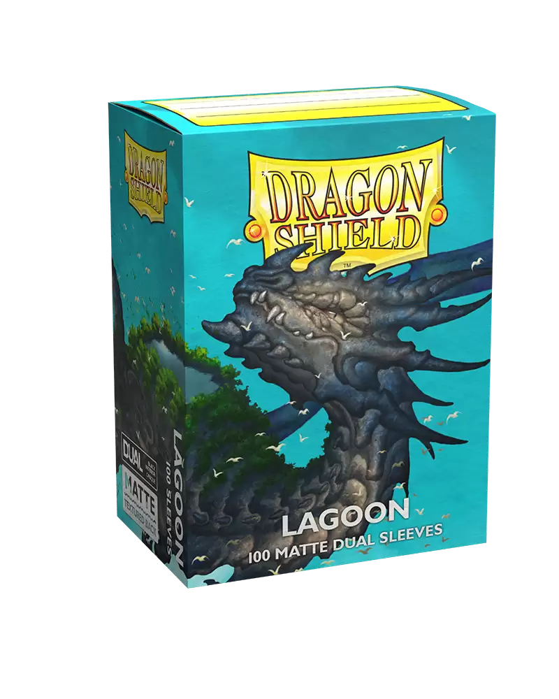 Dragon Shield Dual Matte Sleeve - Lagoon 100ct