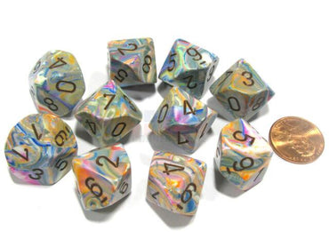 Chessex: Festive™ D10 DICE SET